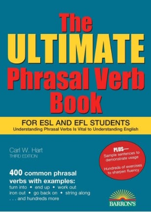 Capa do livro "The ultimate phrasal Verb Book"