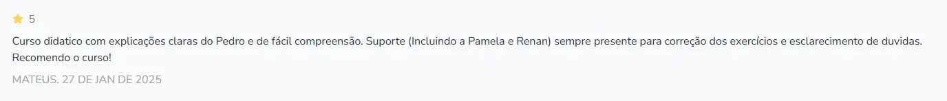 Depoimento Mateus